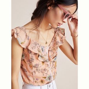 Anthropologie wildflower top.